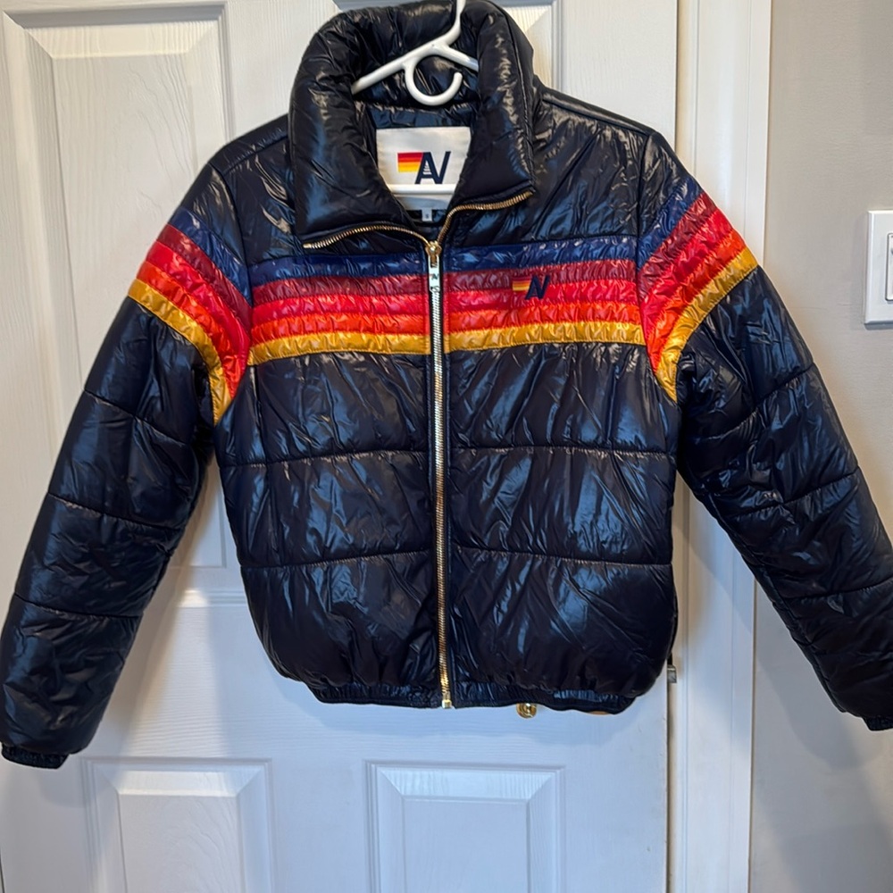 Aviator Nation navy jacket sz S in MINT condition